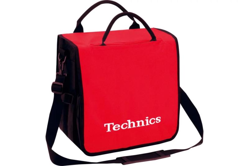 Technics BackBag Lemezhordtáska, piros/fehér