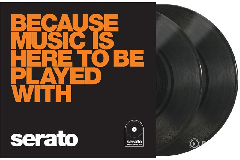 Serato Manifesto Control Vinyl 2×10" Black "Because of Music"