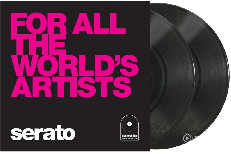 Serato Manifesto Control Vinyl 10" Black "For All the World's Artists"