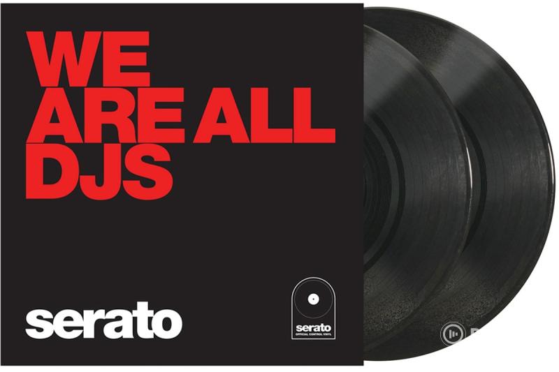 Serato Manifesto Control Vinyl 10" Black "We Are All DJs"