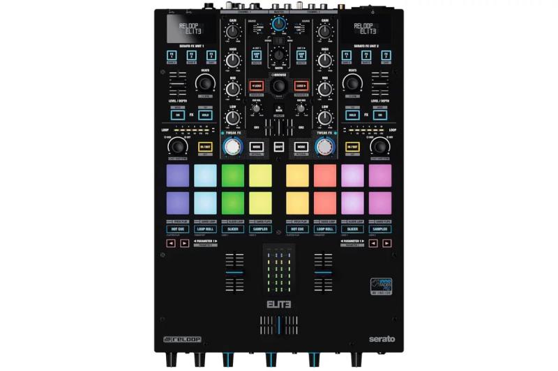 Reloop Elite 2 csatornás DVS DJ keverő Serato DJ Pro-hoz