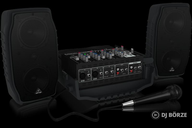 Behringer Europort PPA2000BT 2000 W-os hordozható PA rendszer Bluetooth-szal
