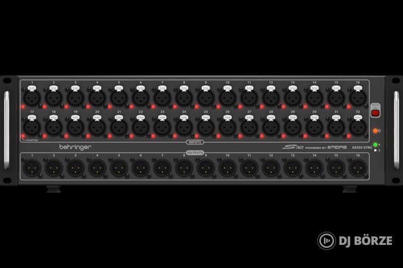 Behringer S32 Digital Snake 32-csatornás I/O Stage Box