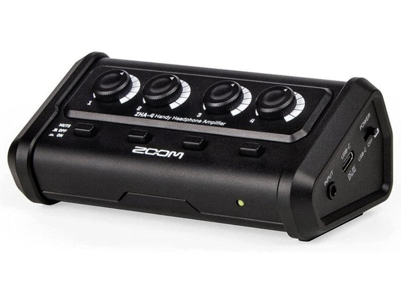 Zoom ZHA-4 4-csatornás Fejhallgató Erősítő