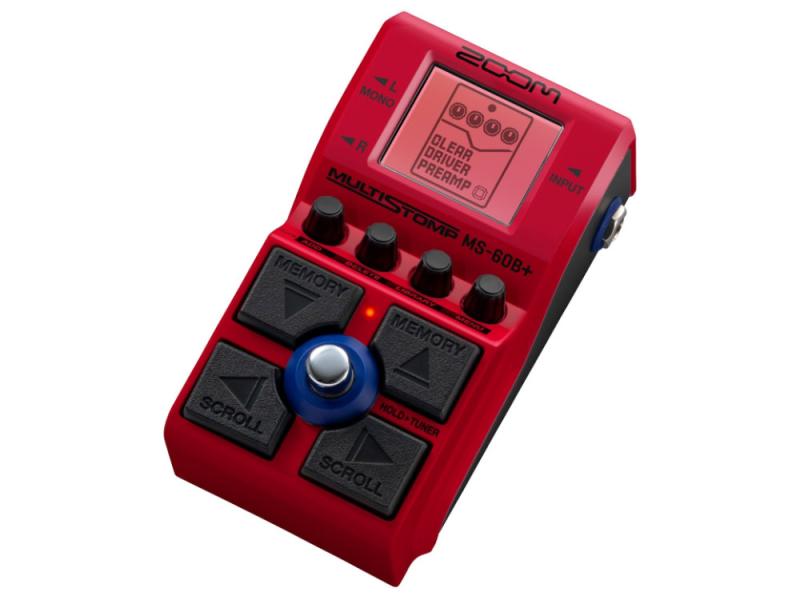 Zoom MS-60B+ MultiStomp basszusgitár multieffekt
