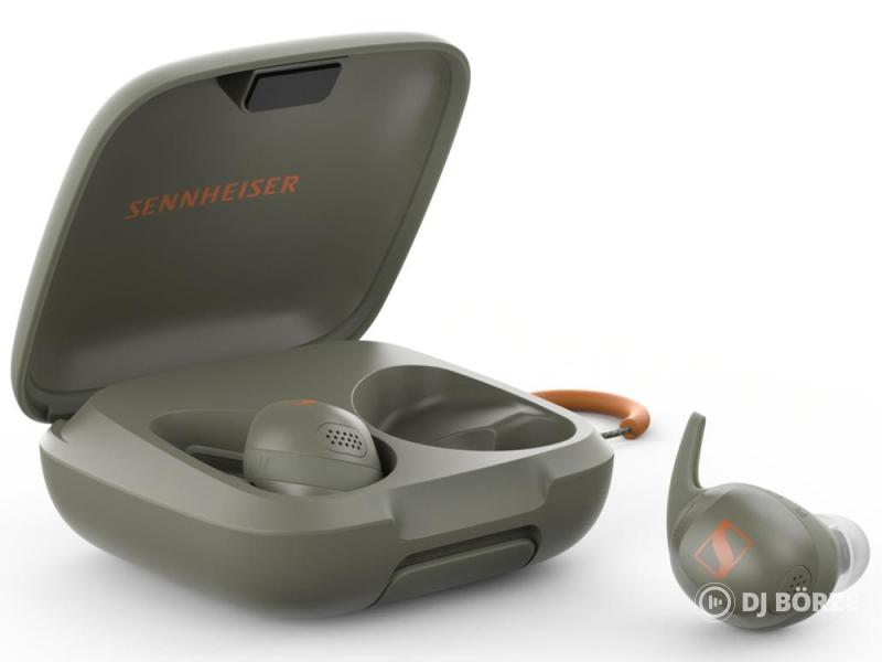Sennheiser Momentum Sport Olive vezeték nélküli sport fülhallgató teljesítményméréssel