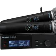 Shure SLXD24D+/B58 G65 kéttranszmitteres szett BETA 58A mikrofonfejjel