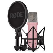 RØDE NT1 Signature Series nagymembrános kondenzátor mikrofon csomag – rózsaszín