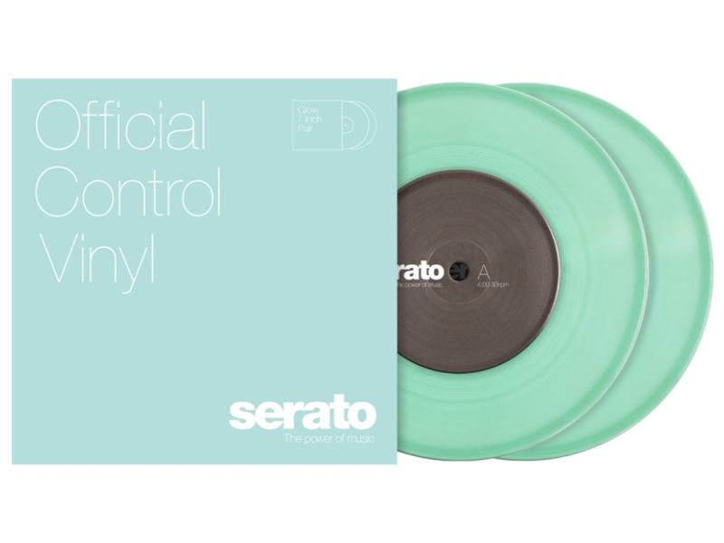 Serato Control Vinyl 2×7" Glow in the Dark