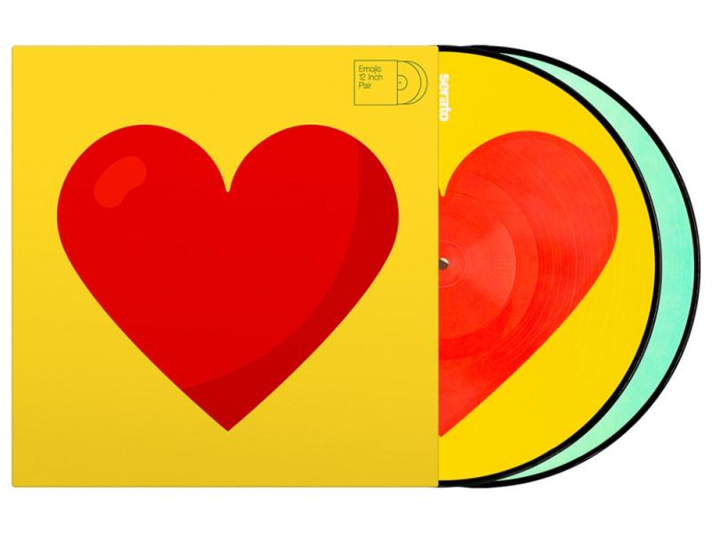 Serato Emoji Picture Vinyl – Donut/Heart 2×12"