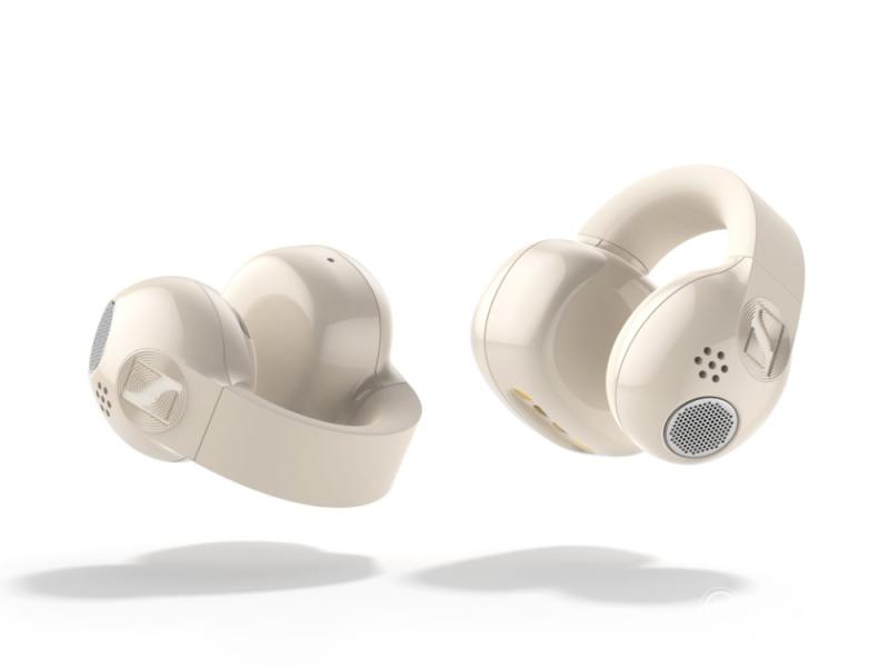 Sennheiser Accentum Clip Cream nyitott kialakítású fülre csíptethető fülhallgató