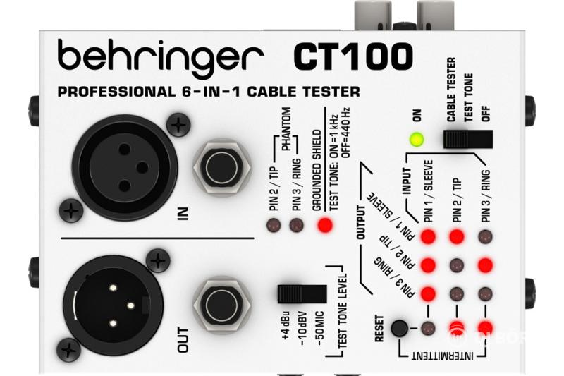 Behringer CT100 univerzális kábeltesztelő
