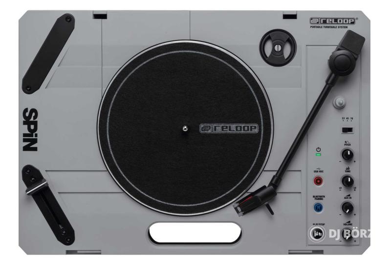Reloop Spin hordozható lemezjátszó Bluetooth-szal