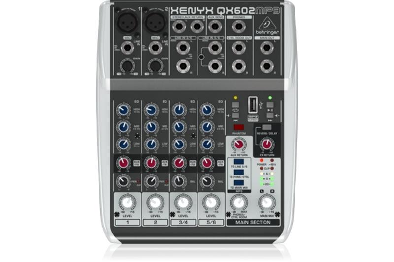 Behringer - XENYX QX602MP3 analóg keverőpult