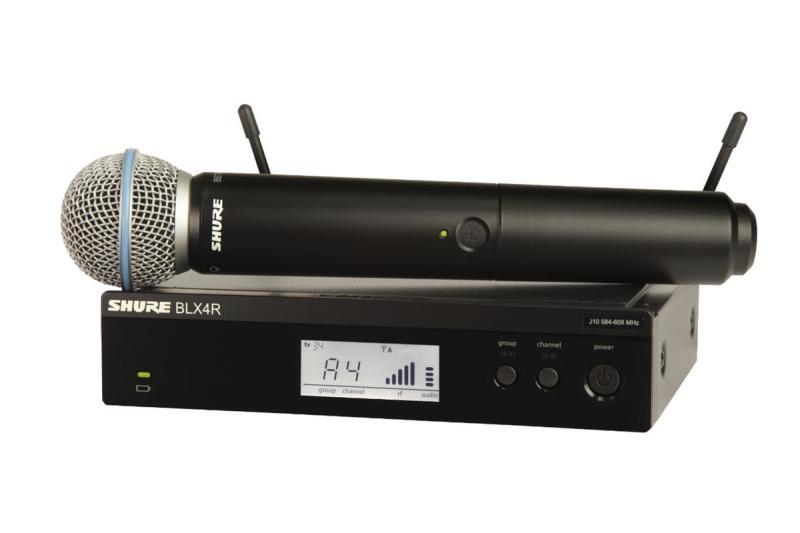 Shure BLX24RE/B58-H8E Vezeték Nélküli Vokál Szett (518–542 MHz)