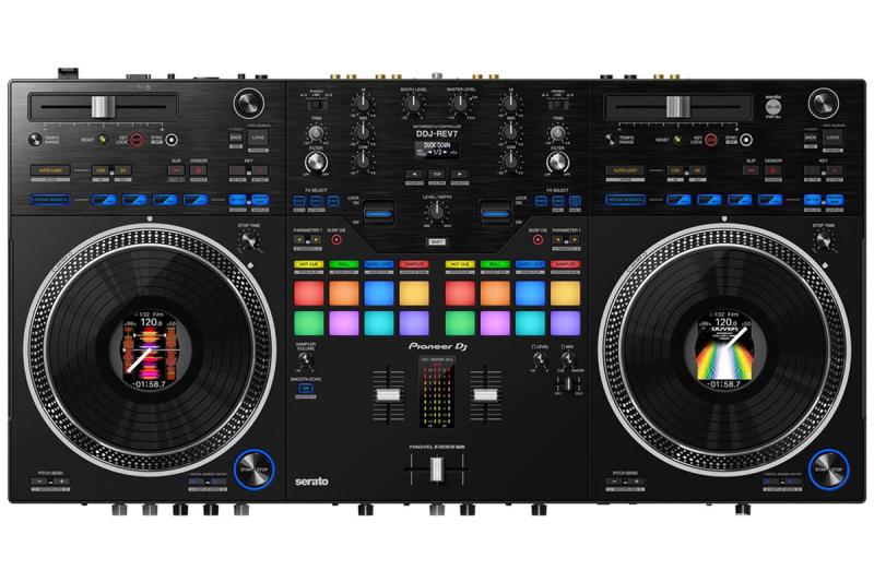 Pioneer DJ DDJ-REV7 2 csatornás DJ kontroller Serato DJ Pro-hoz