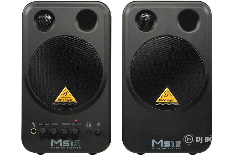 Behringer MS16 aktív stúdió monitor hangfalpár
