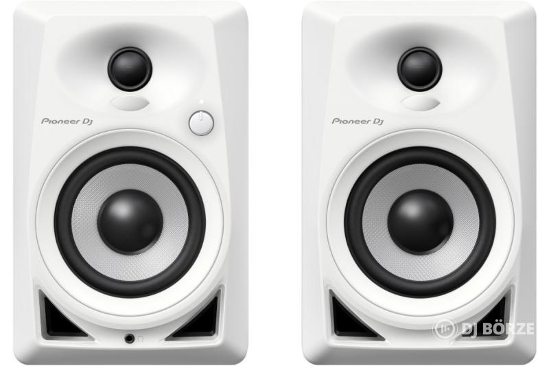 Pioneer DJ DM-40D-BT aktív monitor hangfalpár – fehér