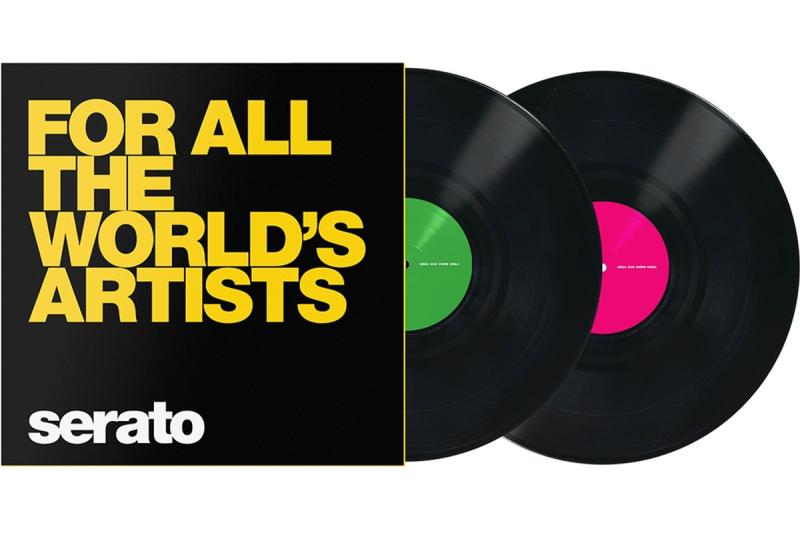 Serato Manifesto Control Vinyl - 2x10" Black BOM