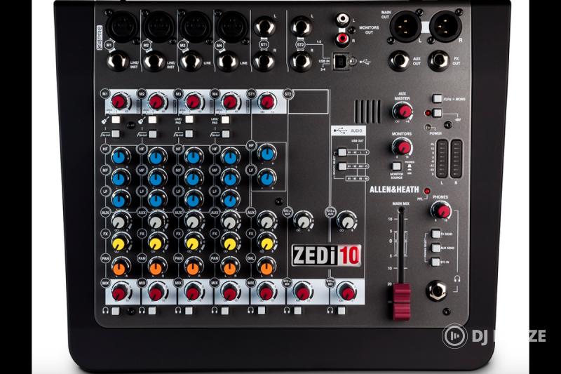 Allen & Heath ZEDi-10 keverőpult USB hangkártyával