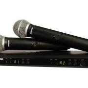 Shure BLX288E/PG58 H8E dupla vezeték nélküli mikrofon szett