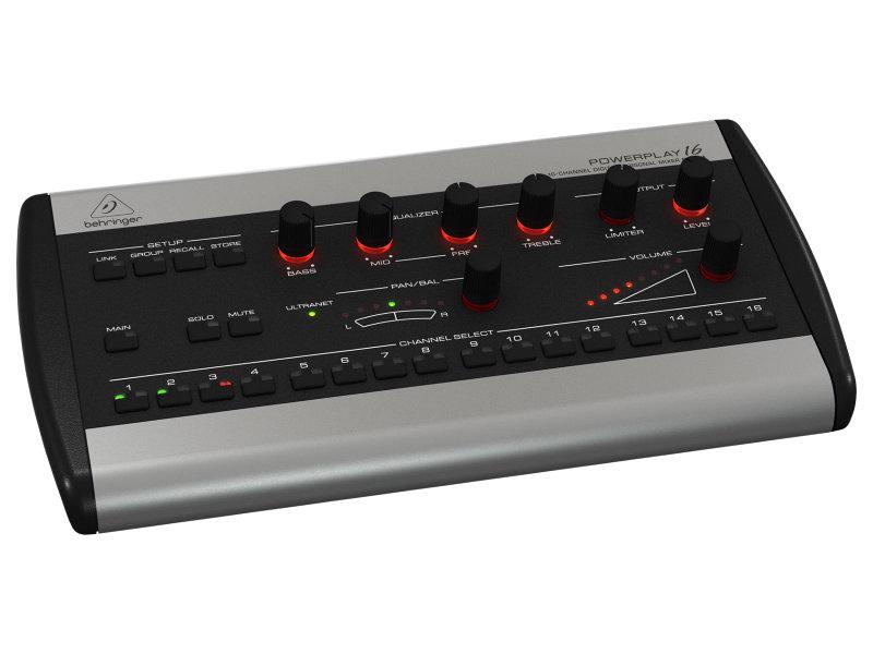 Behringer Powerplay P16-M 16-csatornás digitális személyi keverőpult