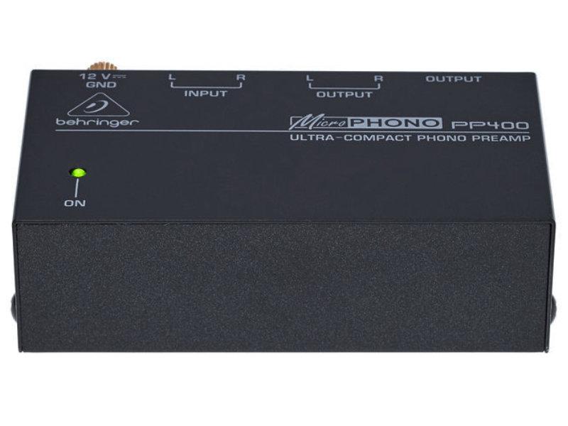 Behringer PP400 Microphono kompakt lemezjátszó előfok