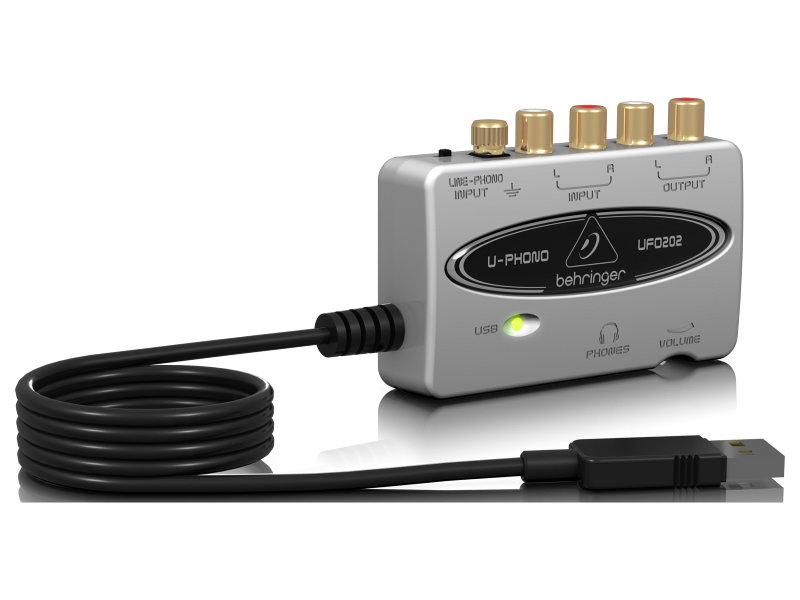 Behringer UFO202 U-Phono USB audio interfész